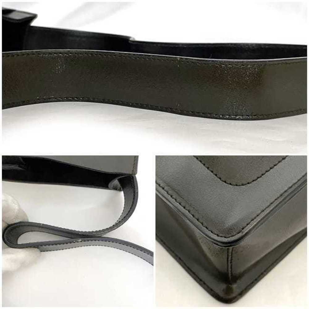 Miu Miu Madras Leather Shoulder Black Green Khaki Bag Shoulder Bag - Picture 4 of 9